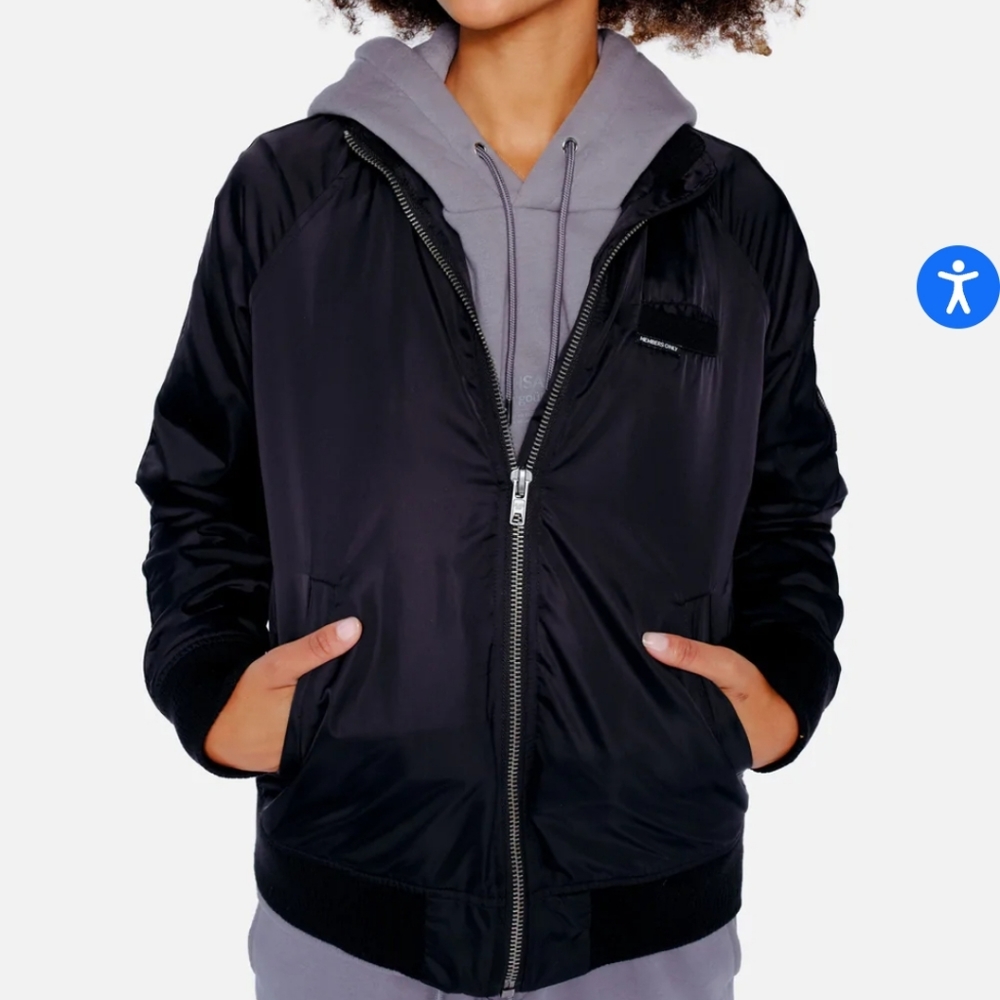 Members Only Satin Bomber Jacket